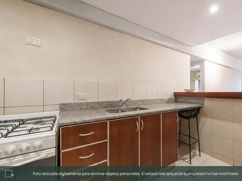 Departamento 2 ambientes con 1 baño