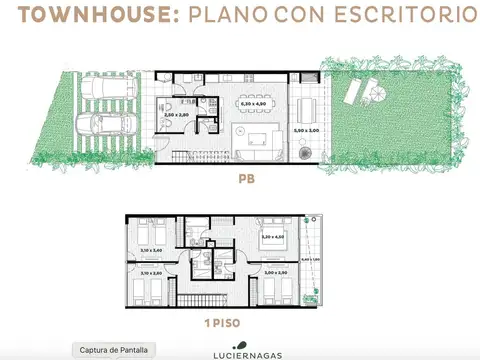 VENTA TOWNHOUSE 5 AMBIENTES EN LUCIERNAGA PILAR
