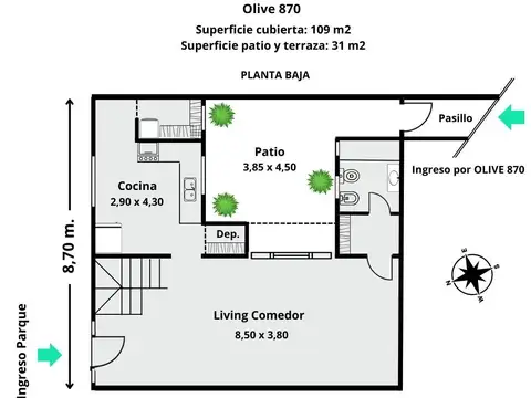 Casa en Venta de 3 dormitorios