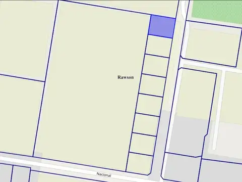 TERRENOS/FRACCIONES/LOTEOS - TERRENOS - ZONA OESTE, RAWSON
