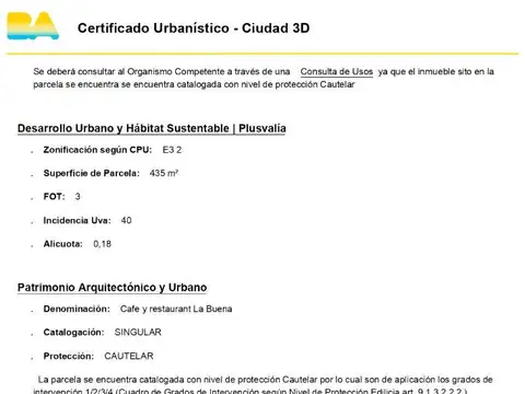 Local en Venta 120 años