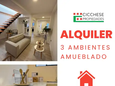 ALQUILER x UN AÑO Hermoso PH reciclado a nuevo -AMUBELADO