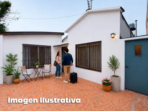 Casa 4 ambientes con 1 baño