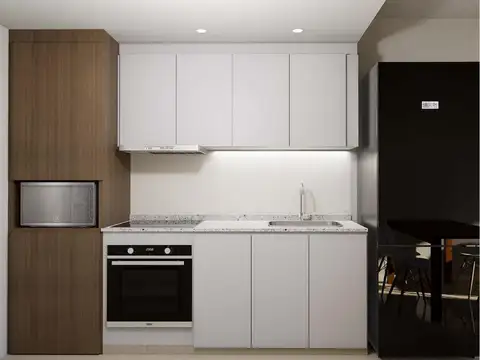 Departamento 2 ambientes con 1 baño