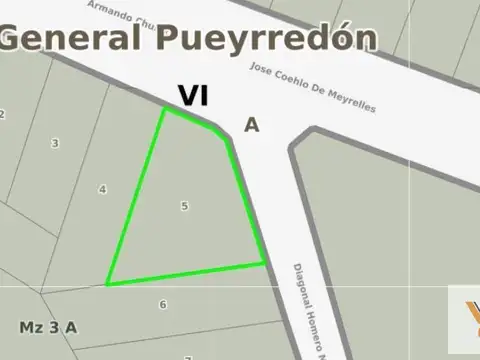 Terreno en Venta de 1304,0 m2