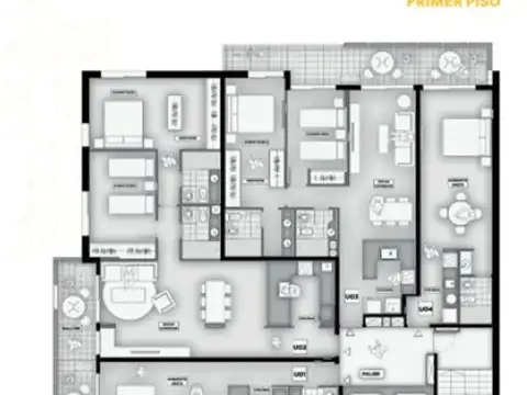Departamento en Venta de 4 ambientes