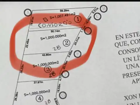 Terreno en Venta en Vistalba, USD 42.000