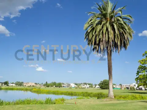 Lote fondo al golf en Barrio San Eliseo Golf & Country Club.