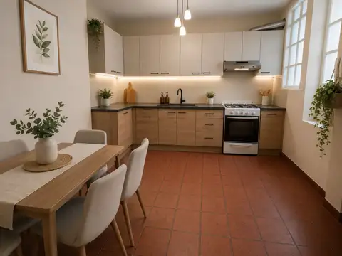 Departamento 3 ambientes con 1 baño