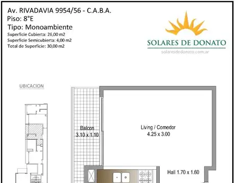 Avenida Rivadavia 9900, Piso 8