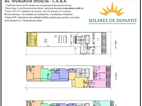 Departamento en Venta de Monoambiente
