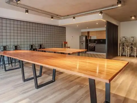 Monoambiente al contrafrente en edificio Full amenities