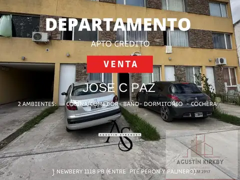 Departamento en VENTA- Jose Clemente Paz- Dos ambientes