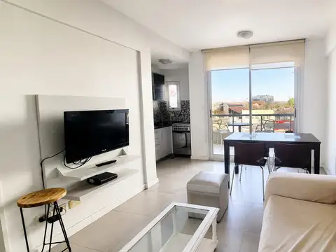 Amplio y moderno monoambiente divisible con balcón aterrazado en Palermo Hollywood