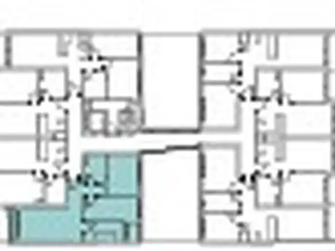 Depto Tipo Casa 3 ambientes con 1 baño