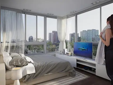 Departamento 2 ambientes con 1 baño