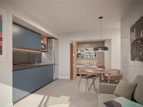 Departamento SEMIPISO de 1 dormitorio en la esquina de Av. Francia y Jujuy