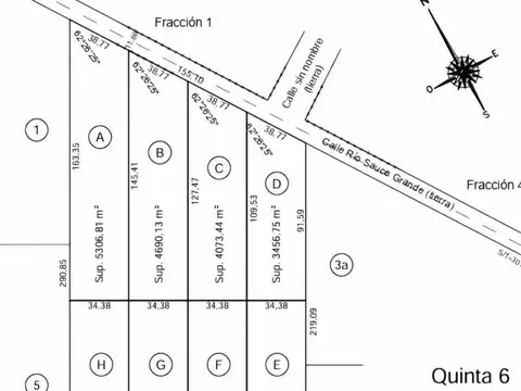 Terreno en Venta de 4382,0 m2