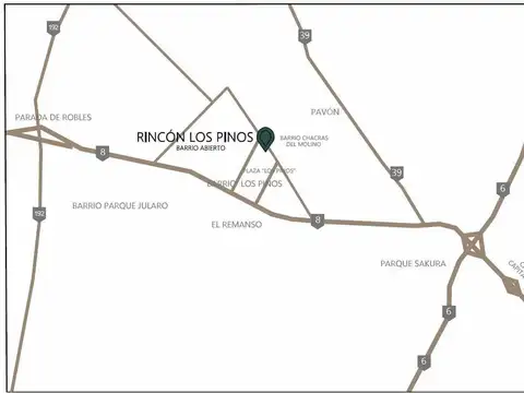 PRE VENTA-RINCON DE LOS PINOS-RUTA 8 KM 72 100