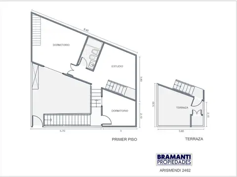 Depto Tipo Casa en Venta en Parque Chas, USD 298.000