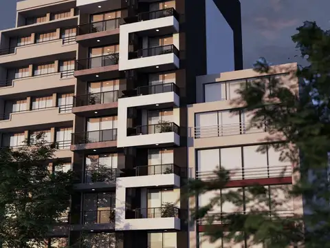 Departamento 2 ambientes con 2 baños