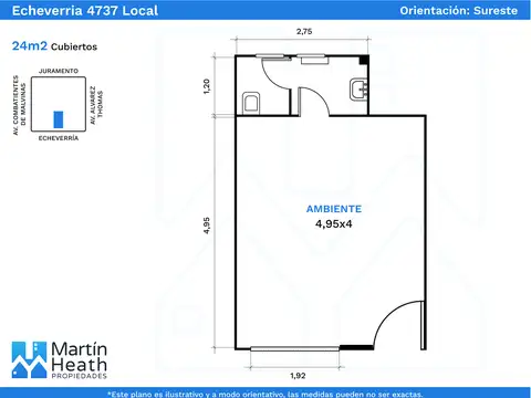 Echeverria 4700, Piso PB