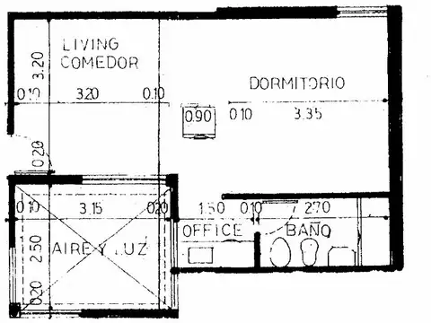 Departamento en Alquiler de Monoambiente