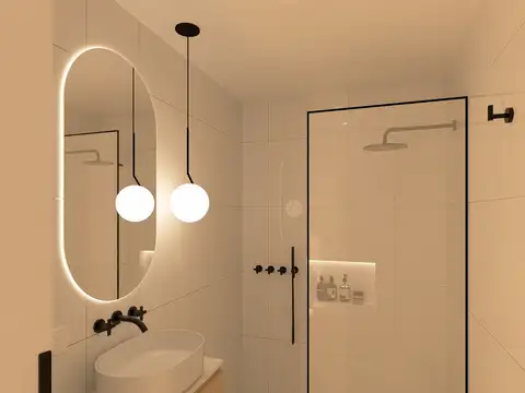 Departamento 3 ambientes con 2 baños