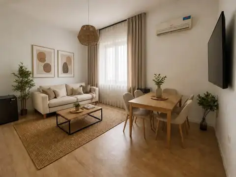 2 ambientes con patio en venta en Núñez | Apto Crédito | 48,28 m² Totales