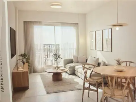 Departamento Monoambiente con 1 baño