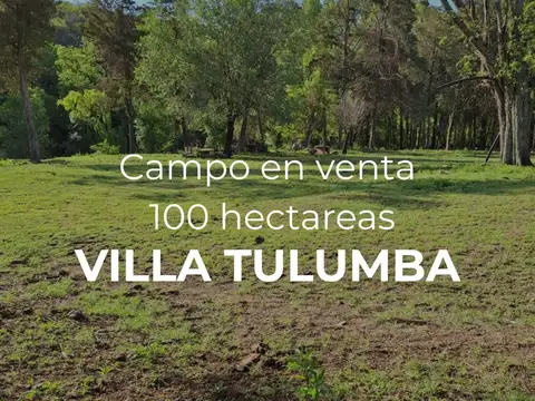 VENTA- CAMPO “LA BUENAVENTURA”– CASA +100 HAS- VILLA TULUMBA