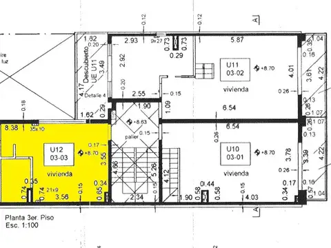 Vera Mujica 900, Piso 3
