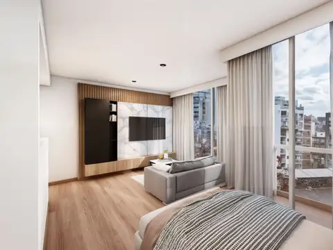 Departamento Monoambiente con 1 baño