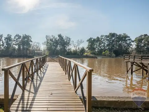TERRENO-VENTA-C/CASA 3 AMB-DIQUE LUJÁN-MUELLE