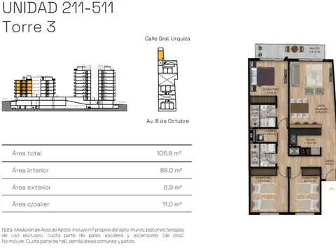 VENTA APTO 3 DORM 2 BAÑOS BALCÓN LA BLANQUEADA