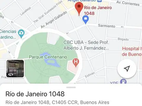 Terreno en Venta en Parque Centenario, USD 600.000
