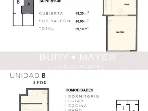 Departamento en Venta de 2 dormitorios