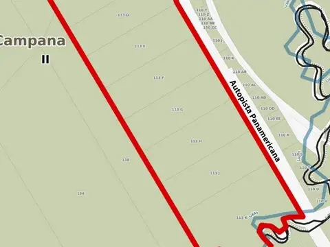 Fracción 146 has para desarrollo sobre Panamericana y Ruta 4, Puente Sofitel km 61