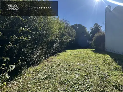Terreno en Venta 10  mts Fondo