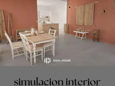 Casa 4 ambientes con 2 baños