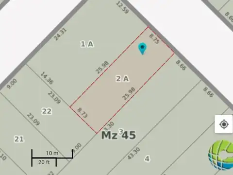 Terreno en Venta en Barrio Parque San Martín, USD 129.000