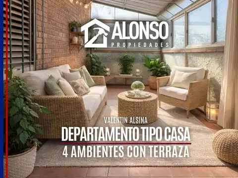 ALQUIER - PH 4 AMBIENTES CON BALCÓN Y TERRAZA - LANÚS
