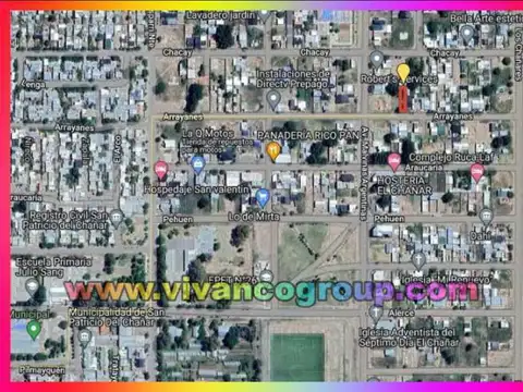 Terreno en Venta 34  mts Fondo