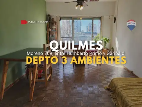 VENTA DEPARTAMENTO 3 AMBIENTES QUILMES