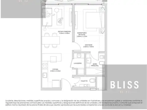 Departamento en Venta con 1 cocheras