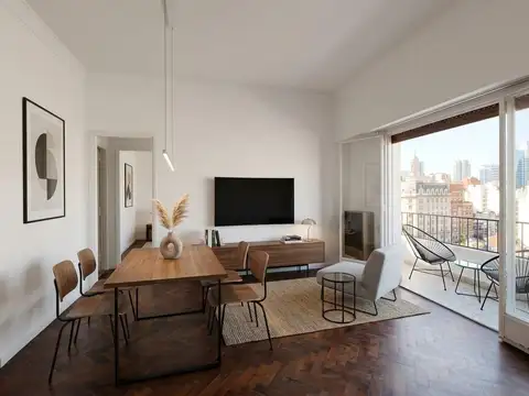 Venta 3 ambientes con amplio balcón en Caballito