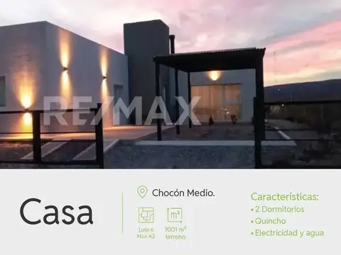 CHOCON MEDIO ETAPA TERRAZAS MZA 2A LOTE 100