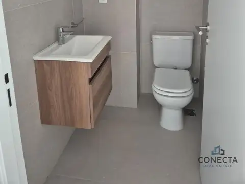 Departamento 2 ambientes con 2 baños