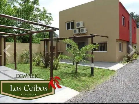 Duplex 3 ambientes en Complejo Los Ceibos Canning