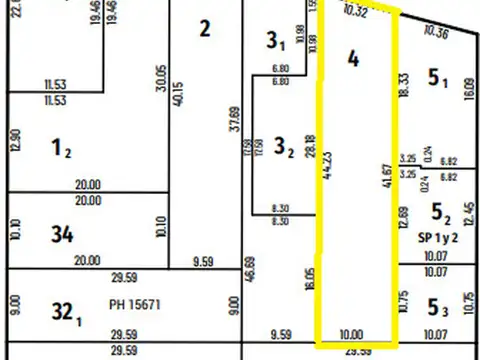 Terreno en venta en Echesortu Mendoza 5300